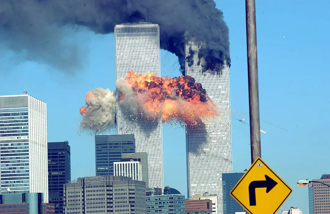 New footage of 9/11 Twin Tower collapse from 'unseen angle' was ...