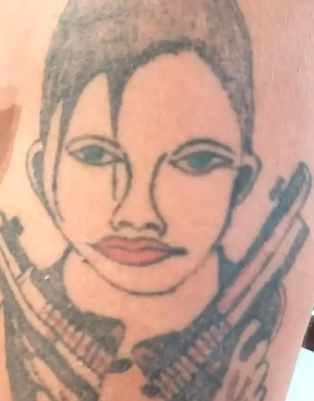 Bloke’s awful Lara Croft tattoo coverup is absolutely outrageous