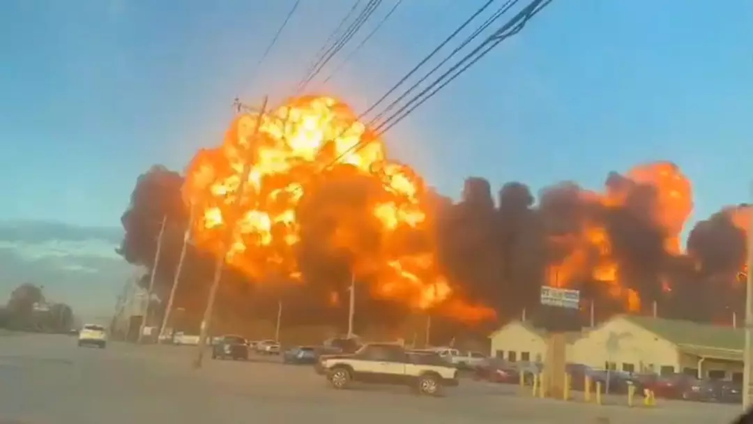 Moment plane explodes in massive fireball at takeoff with seven ...