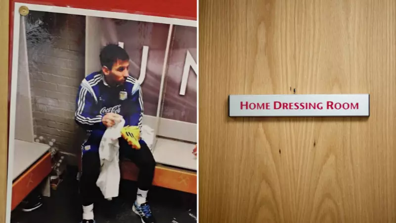 There's A Picture Of Lionel Messi Cleaning Boots In Man Utd's Academy ...