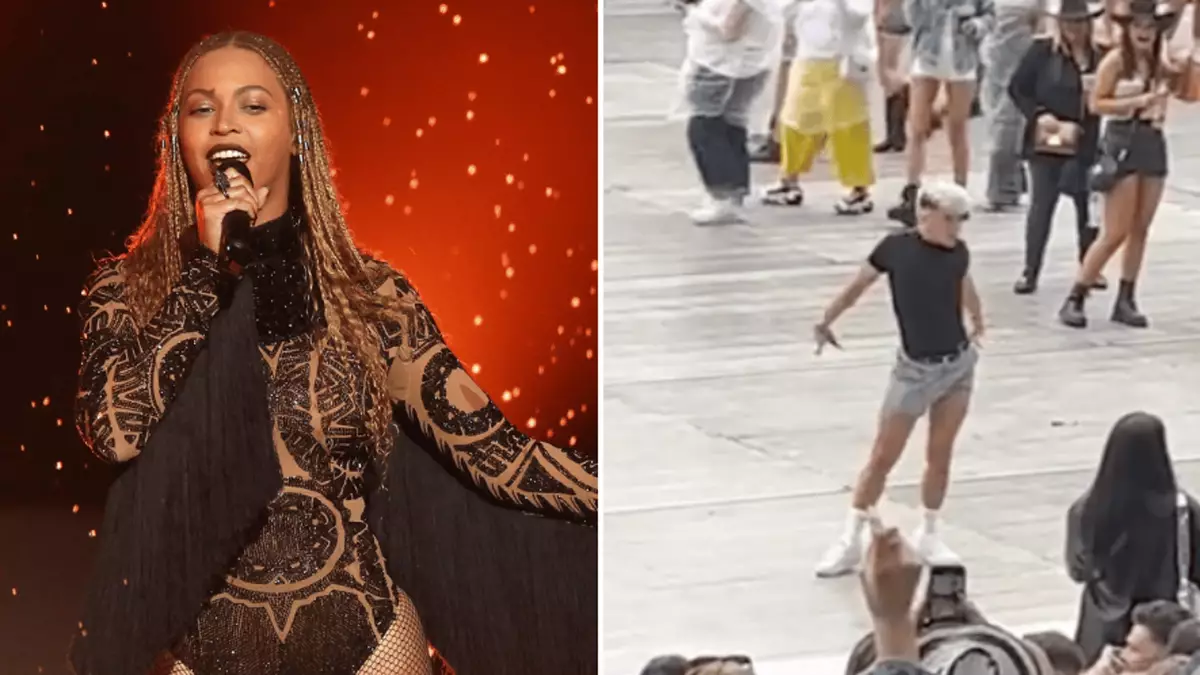 Beyoncé fan goes viral after becoming unofficial ‘opening act’ at ...