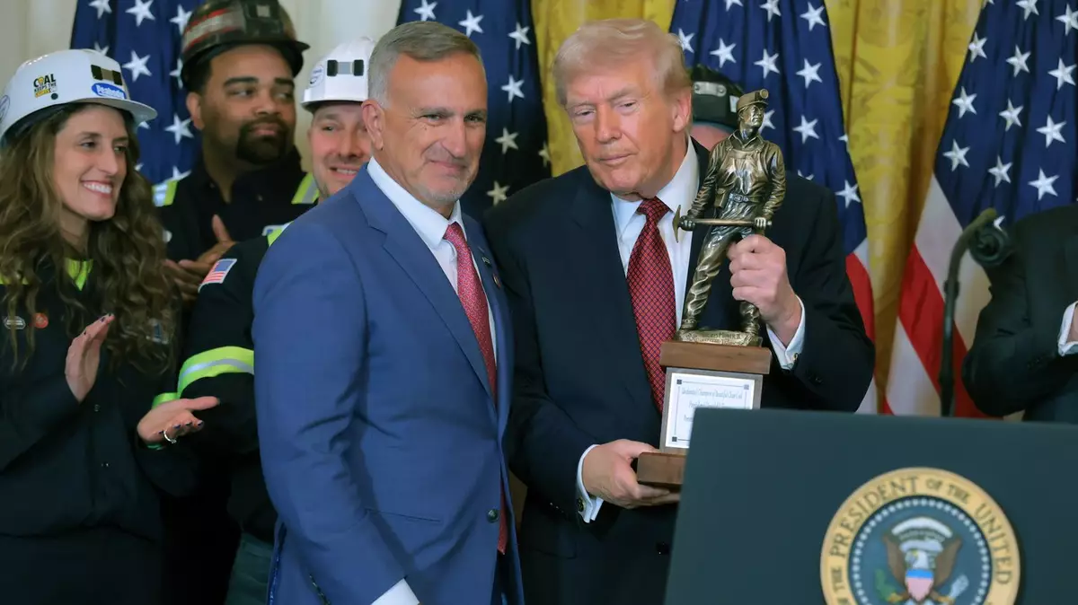 Trump Awarded 'Undisputed Champion of Beautiful Clean Coal' Trophy