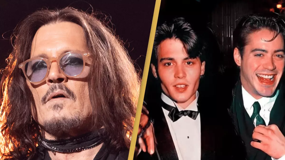 Johnny Depp deletes picture of 'him and Robert Downey Jr.' after people expose he'd been edited into it