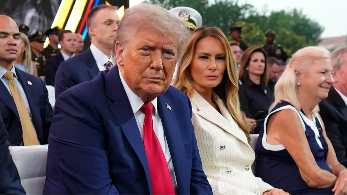 Nickname Donald Trump has for Melania revealed by lip reader at military parade