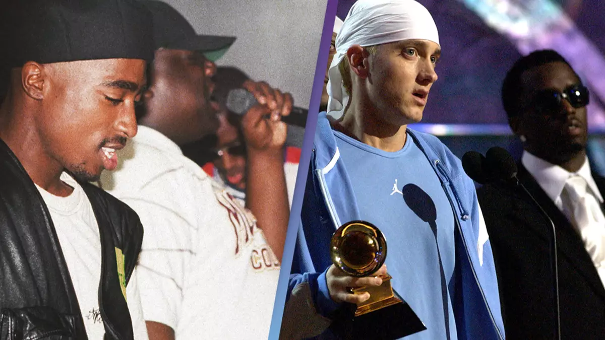 Eminem hits out at Diddy over deaths of rap legends Tupac and Biggie - UNILAD