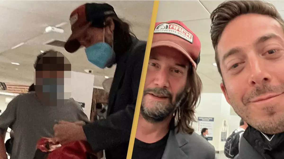 Keanu Reeves has heartwarming reaction when young fan approached him for an autograph