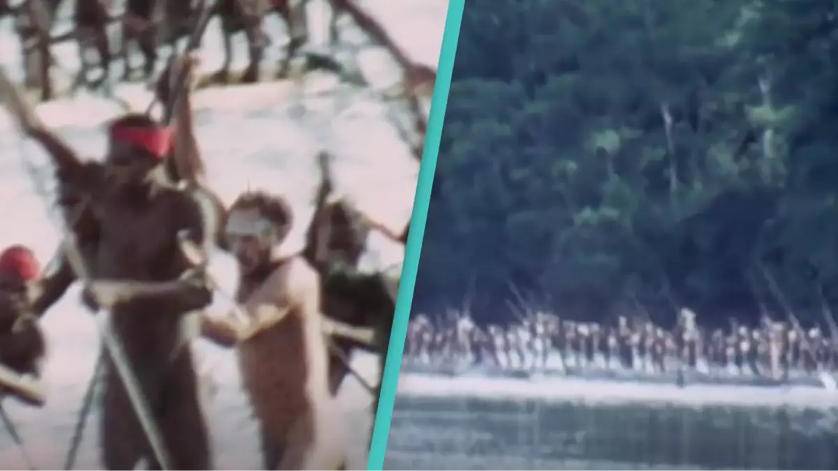 One of the last known photos of Michael Rockefeller with the cannibal ...