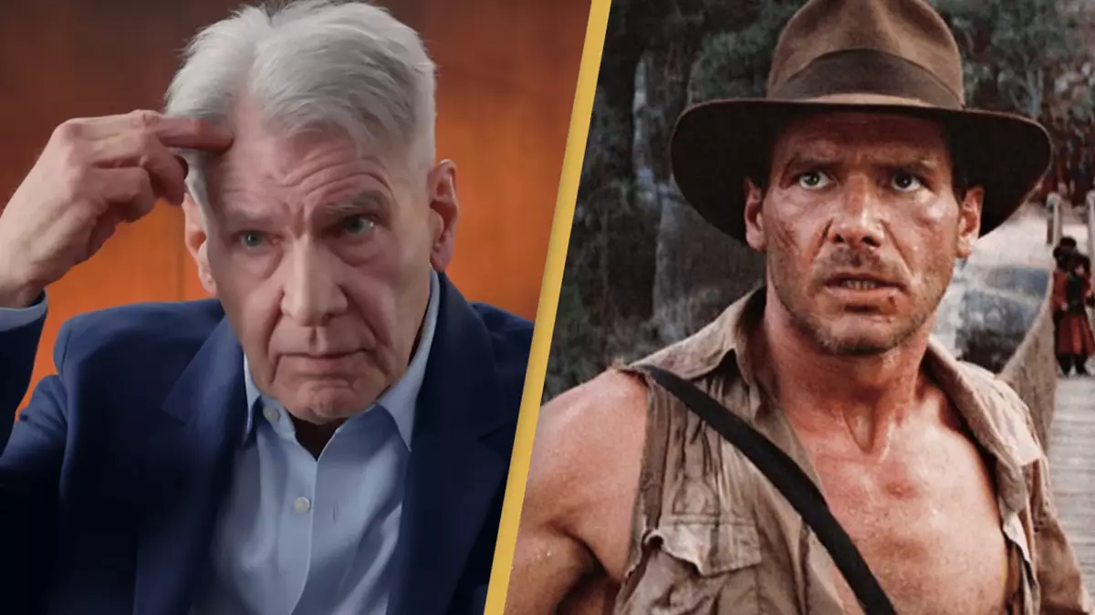 Actor Harrison Ford finally addresses rumor that Indiana Jones' hat was stapled to his head while filming