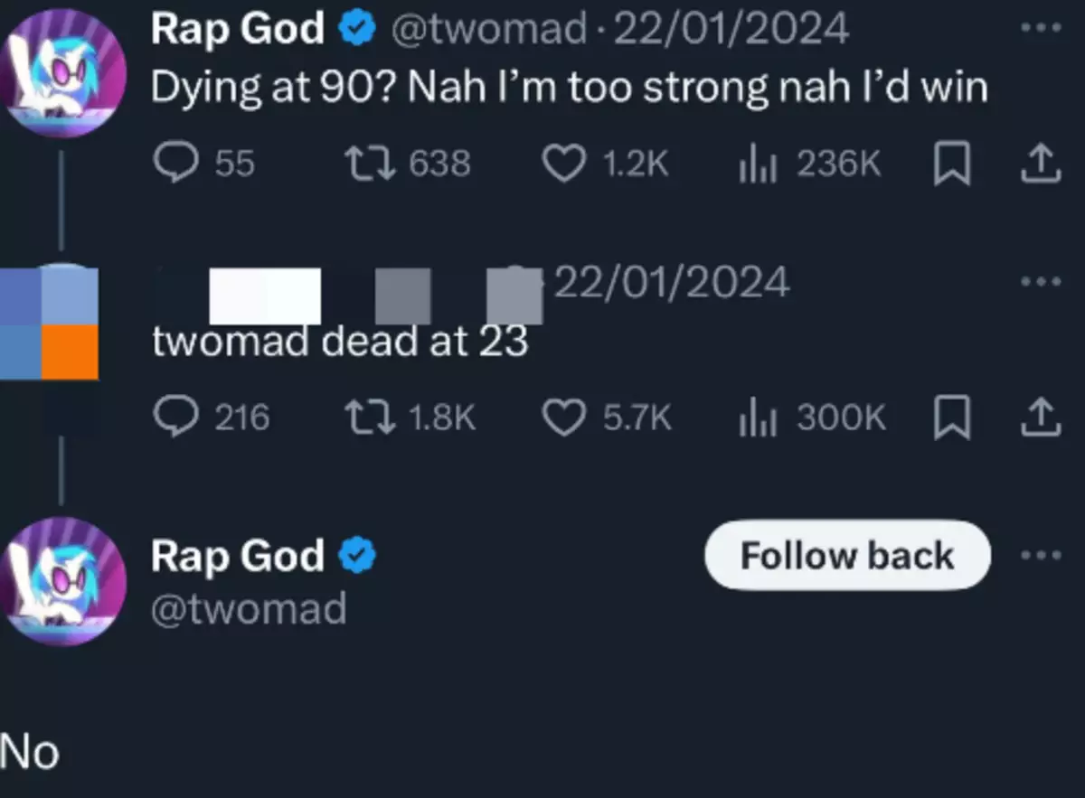 YouTuber Twomad's chilling tweet just weeks before he died aged 23