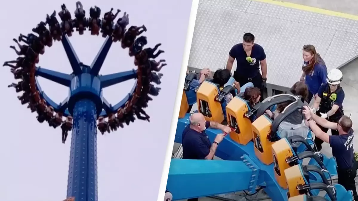 Guests feared for their lives after US amusement park ride ...