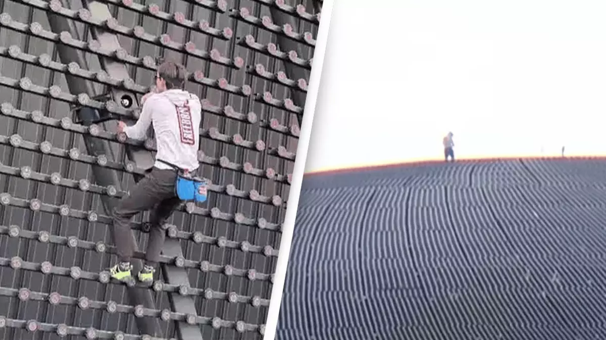 Man climbs on top of the Las Vegas Sphere in death-defying stunt and ...