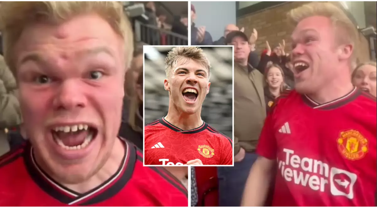 Sean Millis went wild in first Old Trafford visit after Rasmus Hojlund