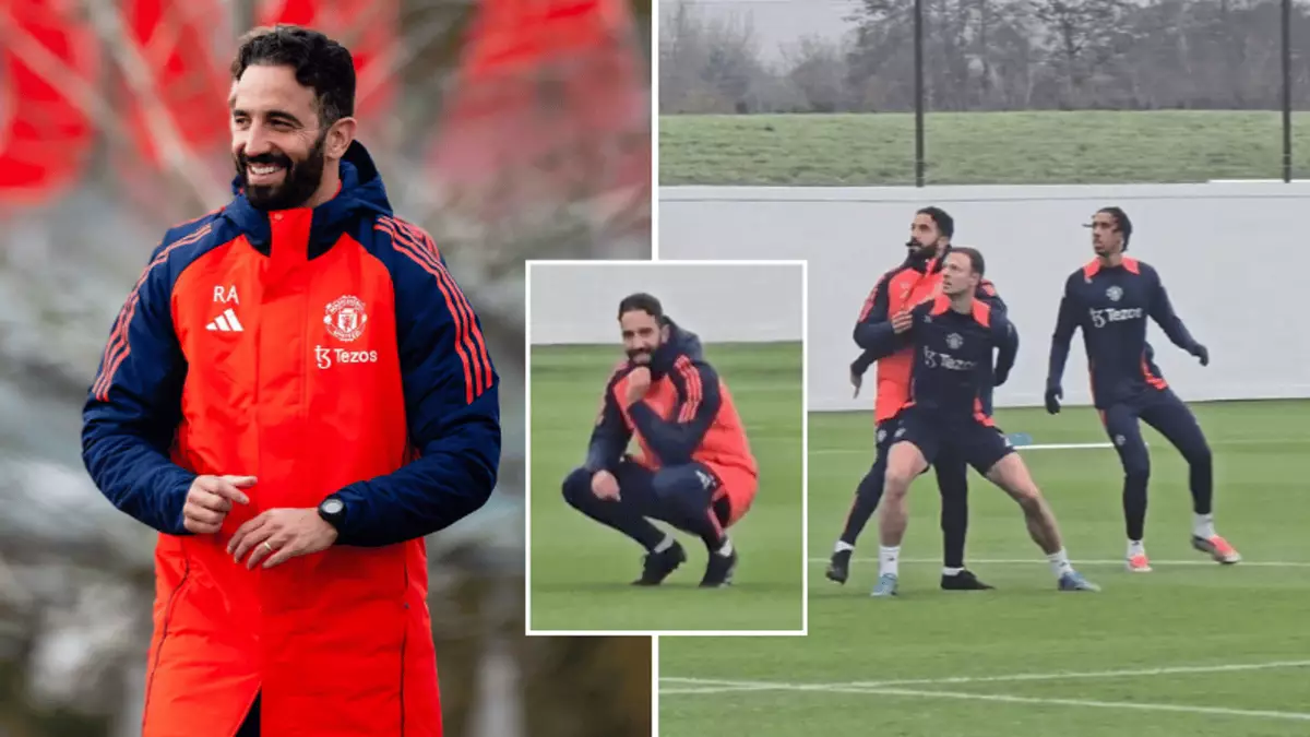 Fans are all in agreement as footage from Ruben Amorim's first training session at Man Utd drops