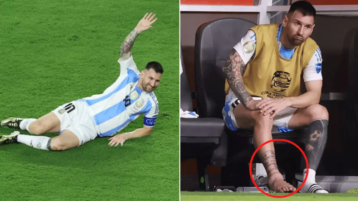 Messi Foot Inury Inter Miami forced to make Lionel Messi statement following 'horror ...