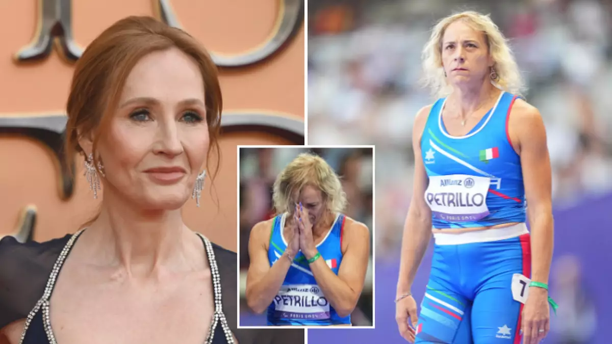 Transgender athlete hits back at JK Rowling after being called a cheat for winning 400m race at Paralympics