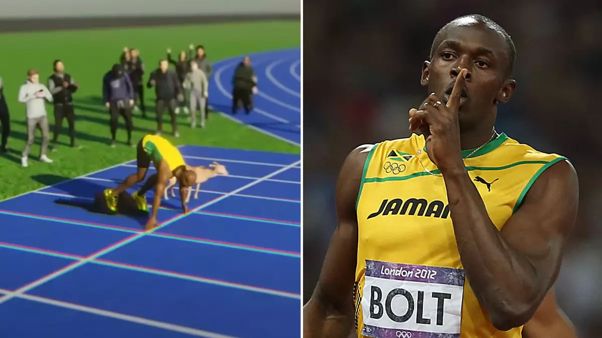 Une simulation incroyable montre la différence de vitesse entre Usain Bolt et le chien le plus rapide du monde