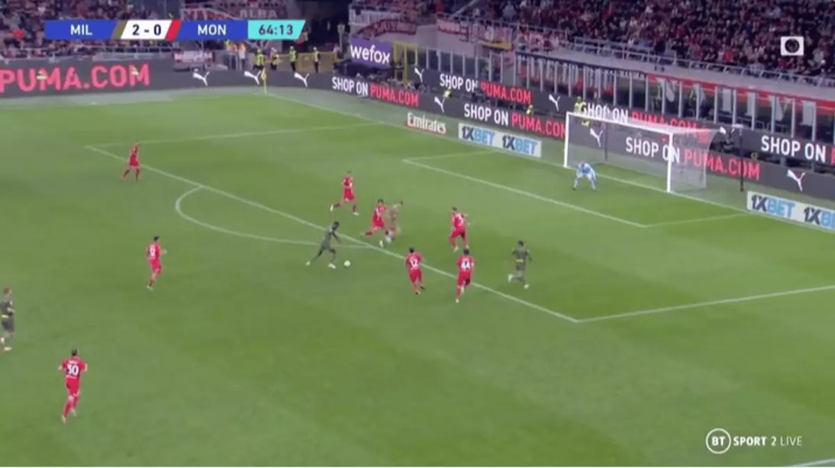 Mark Formilan Divock Origi gets off the mark for AC Milan in style against Monza