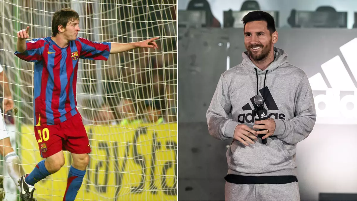 Lionel Messi made his Barcelona debut wearing Nike but brand lost