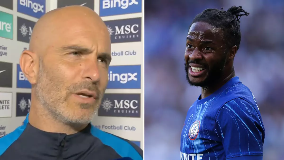 Enzo Maresca had the coldest response to dropping Raheem Sterling from Chelsea squad following shock statement