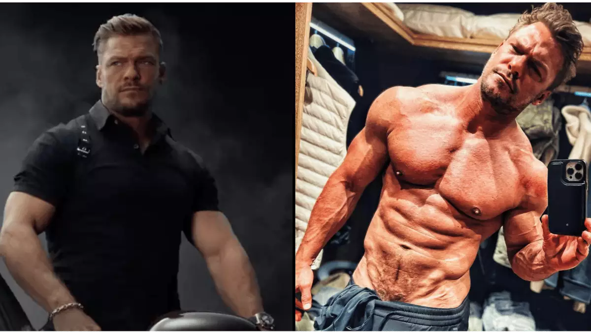 Alan Rischson Alan Ritchson was asked to lose 60lbs and look like 'heroin addict' for ...
