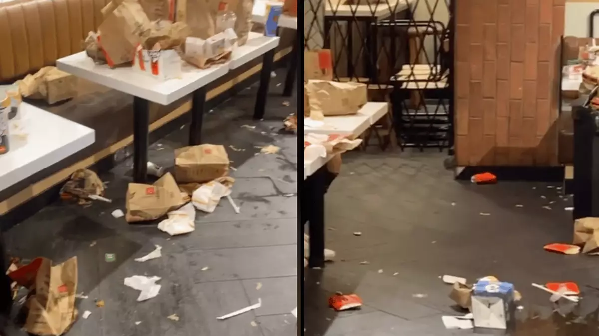 Creating Mess McDonald’s customers are slammed for creating a disgusting mess inside ...