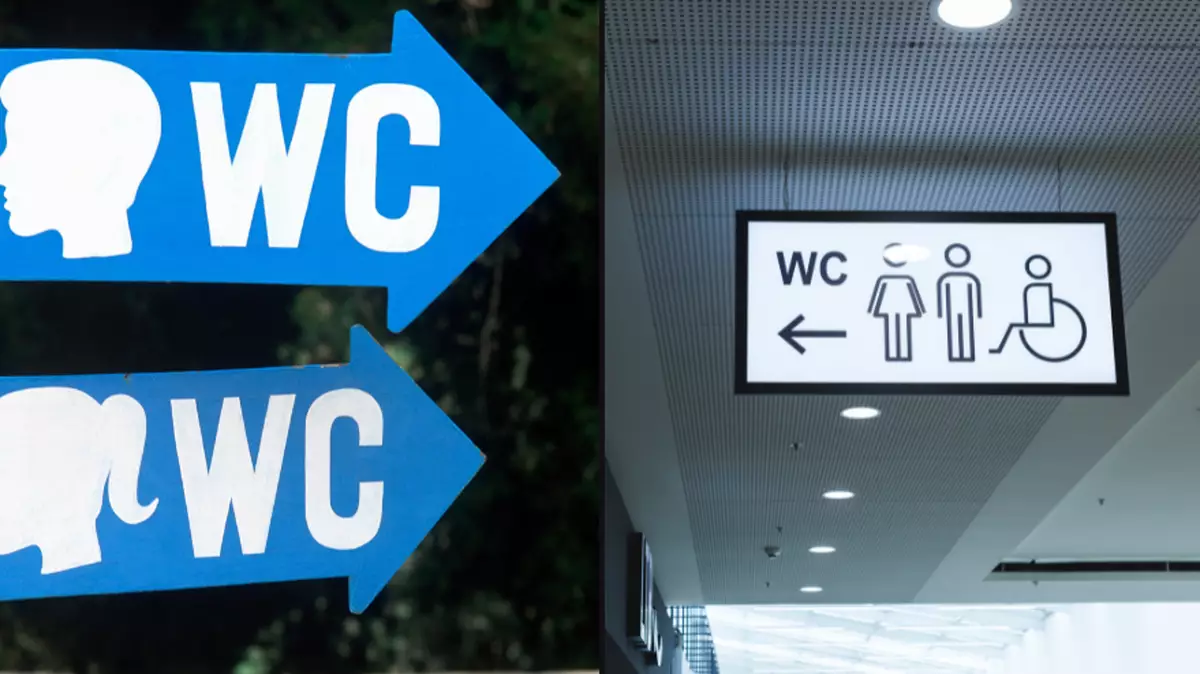 People are only just realising what WC toilet sign actually stands for