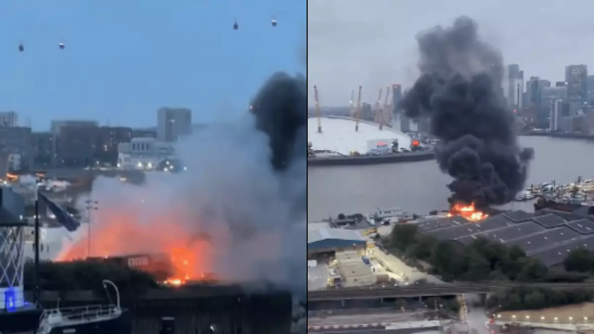 Major explosion outside O2 Arena London leaves people baffled until ...