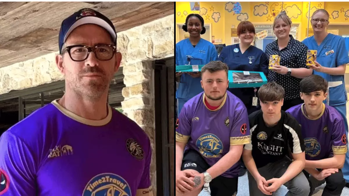 Random Lad Ryan Reynolds and Rob McElhenney delight fundraisers with unexpected ...