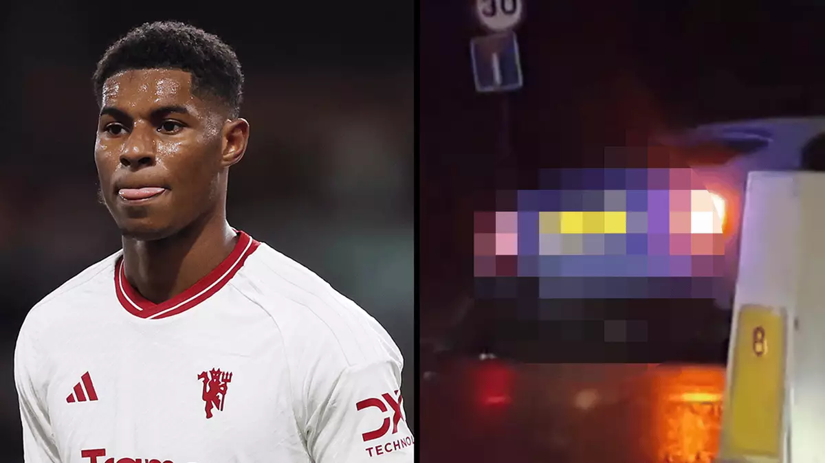 Man Utd star Marcus Rashford involved in car crash while driving £700k ...