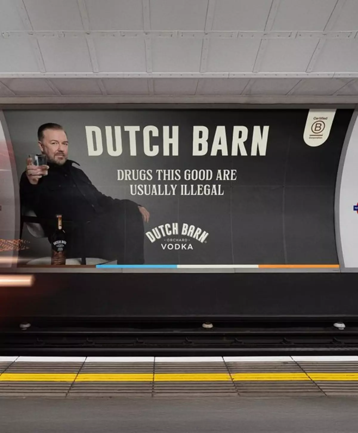 Dutch Barn Ricky Ricky Gervais claims '100 million people' saw his 'banned' adverts on ...