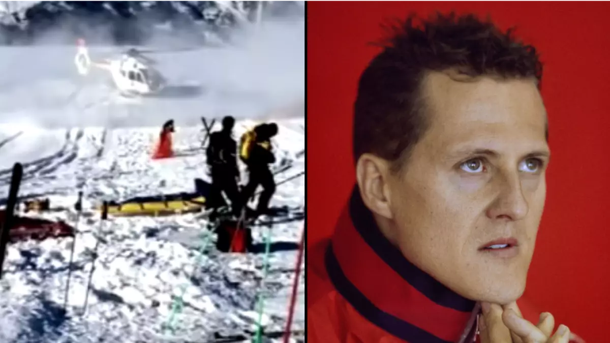 Footage shows moment Michael Schumacher is airlifted to hospital after