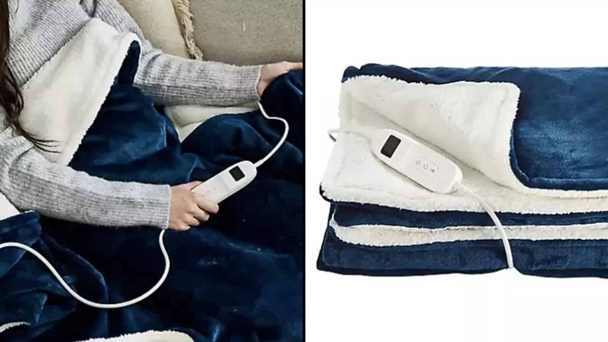 Black friday heated throw sale