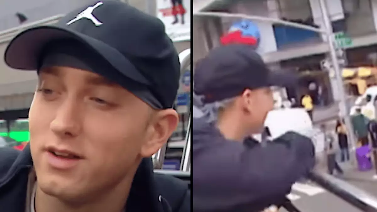 Left Red Returning Rapper Eminem left red faced after being told 'f**k you and your album ...