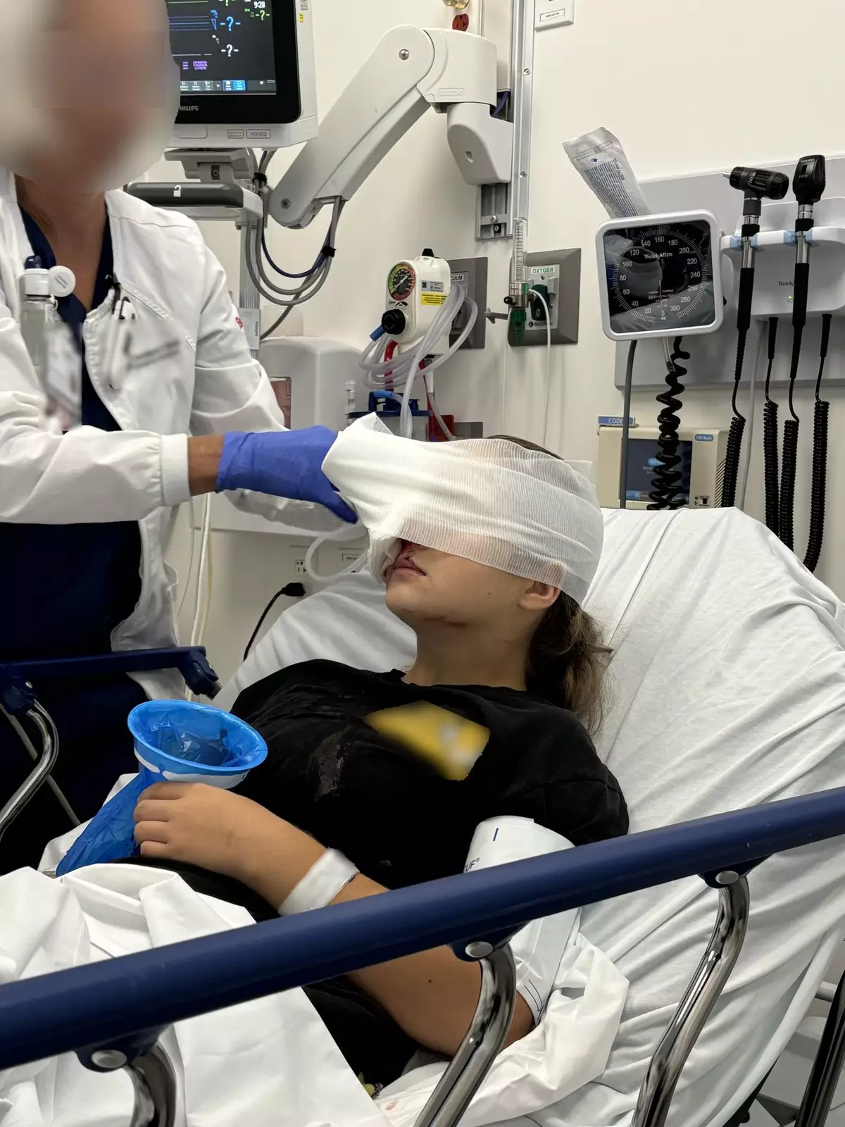 Eye Exploting Teenager’s eye ‘exploded like grape’ in car crash after sun blinded her ...