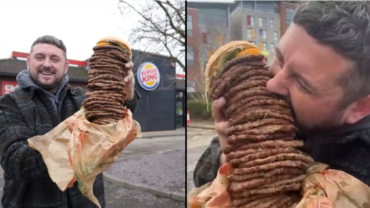 Burger King lover orders 'UK's biggest whopper' with patties for each ...