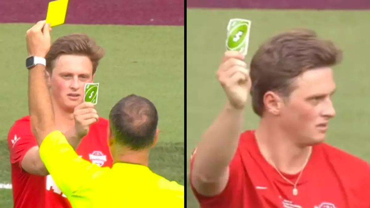 Player who whipped out UNO reverse card after getting yellow card ...
