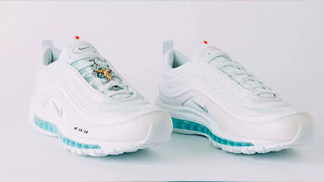Nike air max 97 sneakers top featuring water filled air bubbles