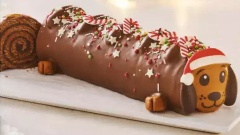 Sainsbury s Is Selling Sausage Dog Yule Log As Part Of Christmas Range