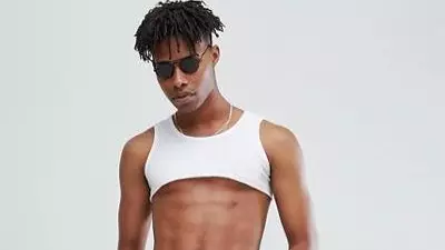 Mens crop top top asos