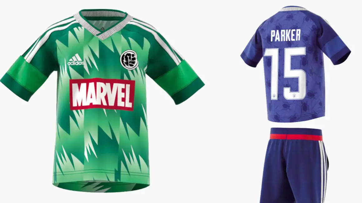 Adidas marvel football deals kit