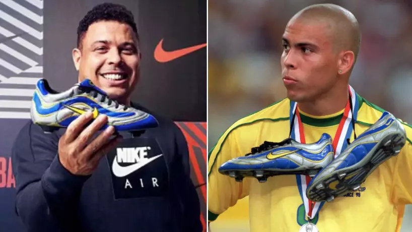 Ronaldo Unveils 1998 World Cup Throwback Boots To Celebrate 20th