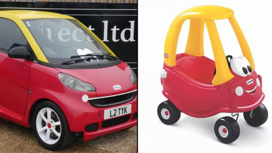 Yellow red kid hot sale car