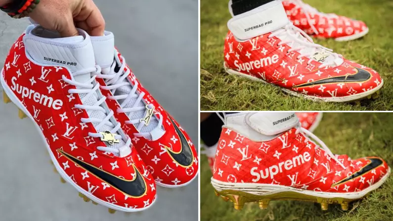 Supreme louis vuitton hot sale cleats