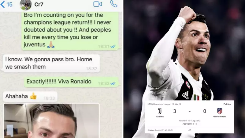 Ronaldo whatsapp hotsell