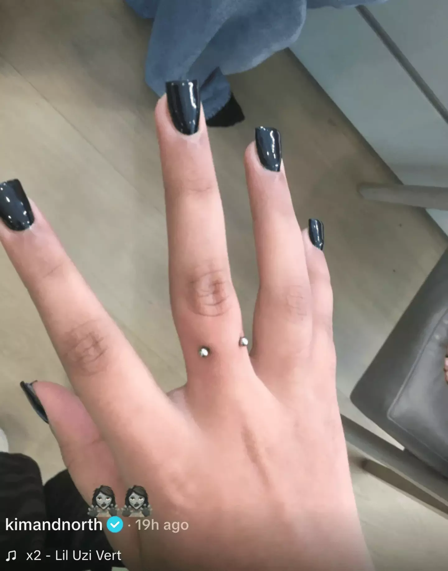 Dermal Piercing Rapper 'High risk' dermal piercings explained as Kim Kardashian's daughter ...