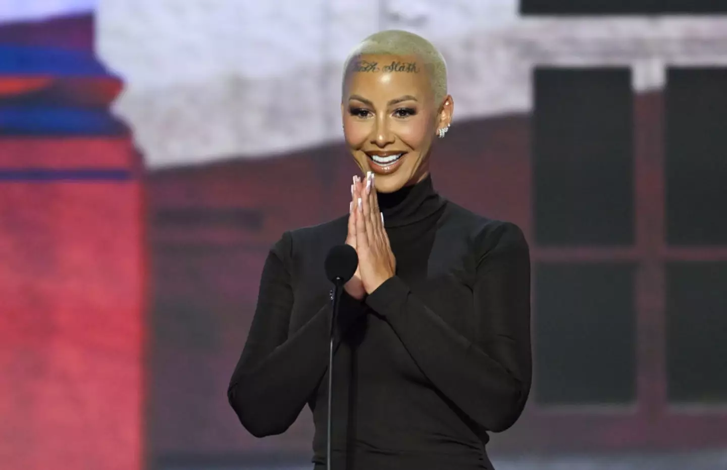 Real meaning behind Amber Rose’s forehead tattoo Celebrity Tyla