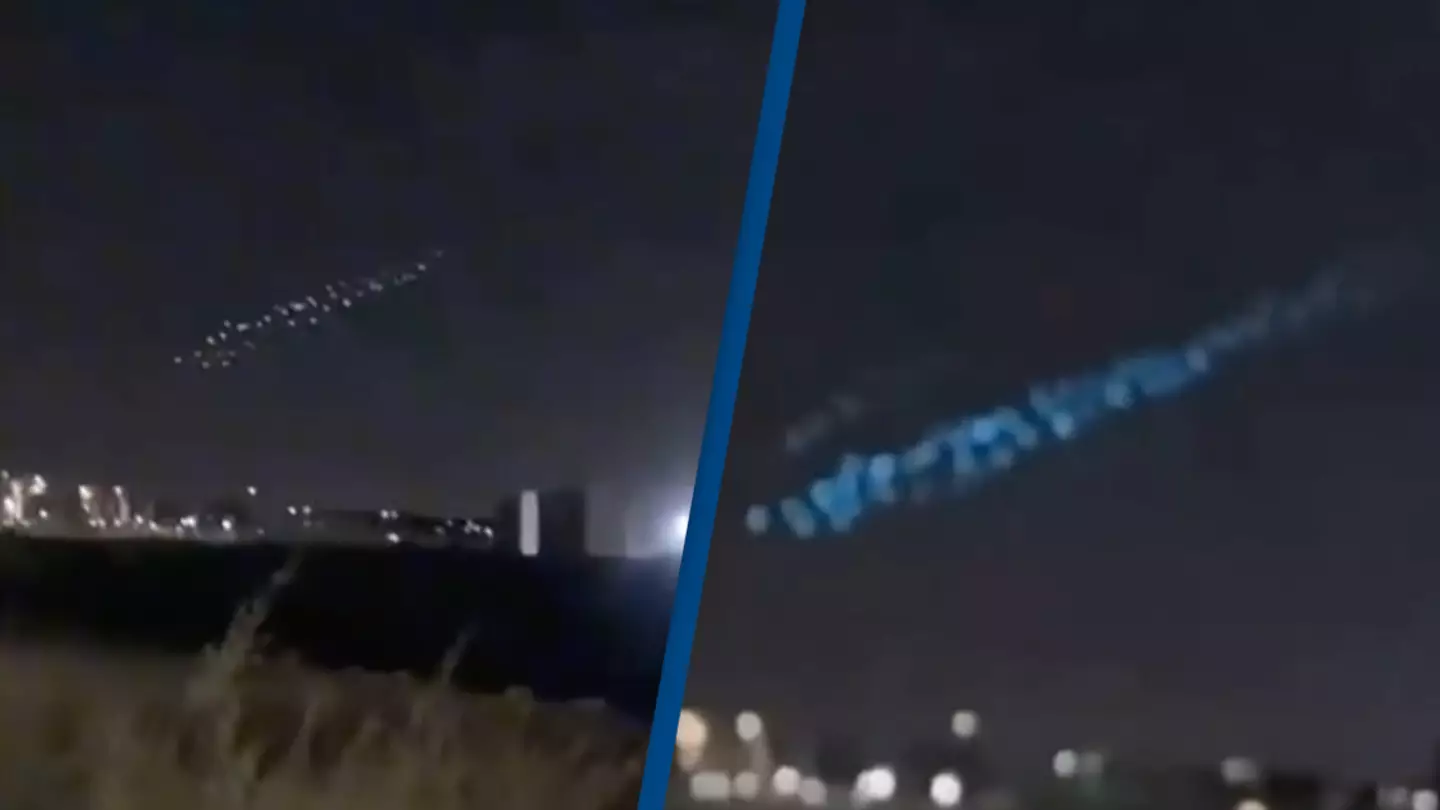 People think they've spotted the beginning of 'Project Blue Beam' after People think they've spotted the beginning of 'Project Blue Beam' after