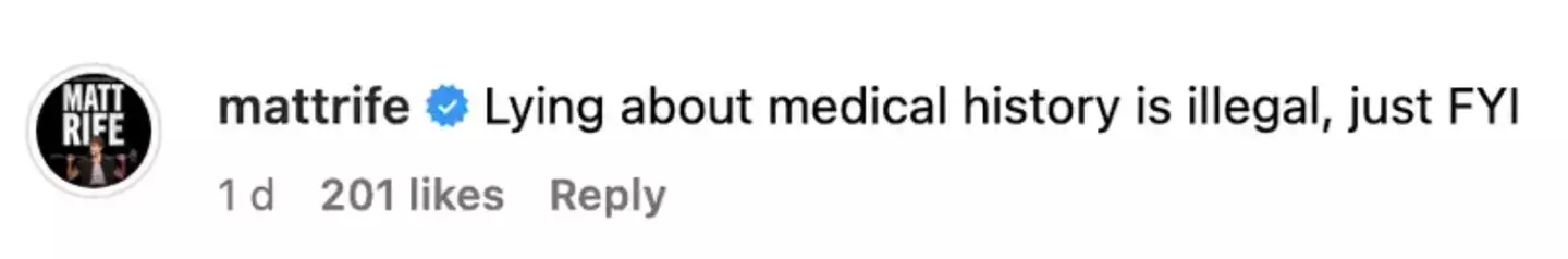 Matt Rife responds after plastic surgeon says he gave 'greatest jawline ...