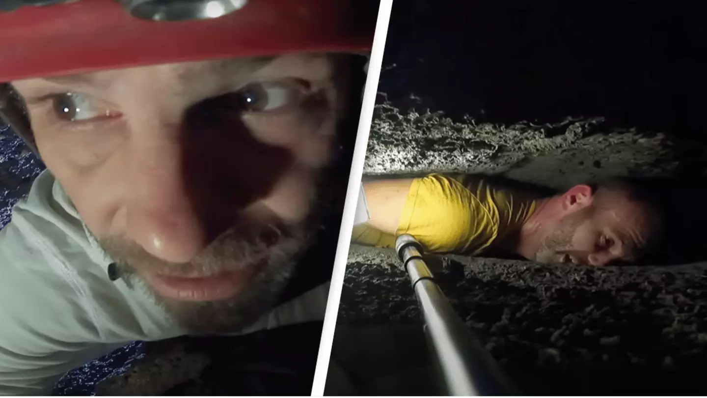 People 'can't breathe' while watching video of caver getting stuck in ...