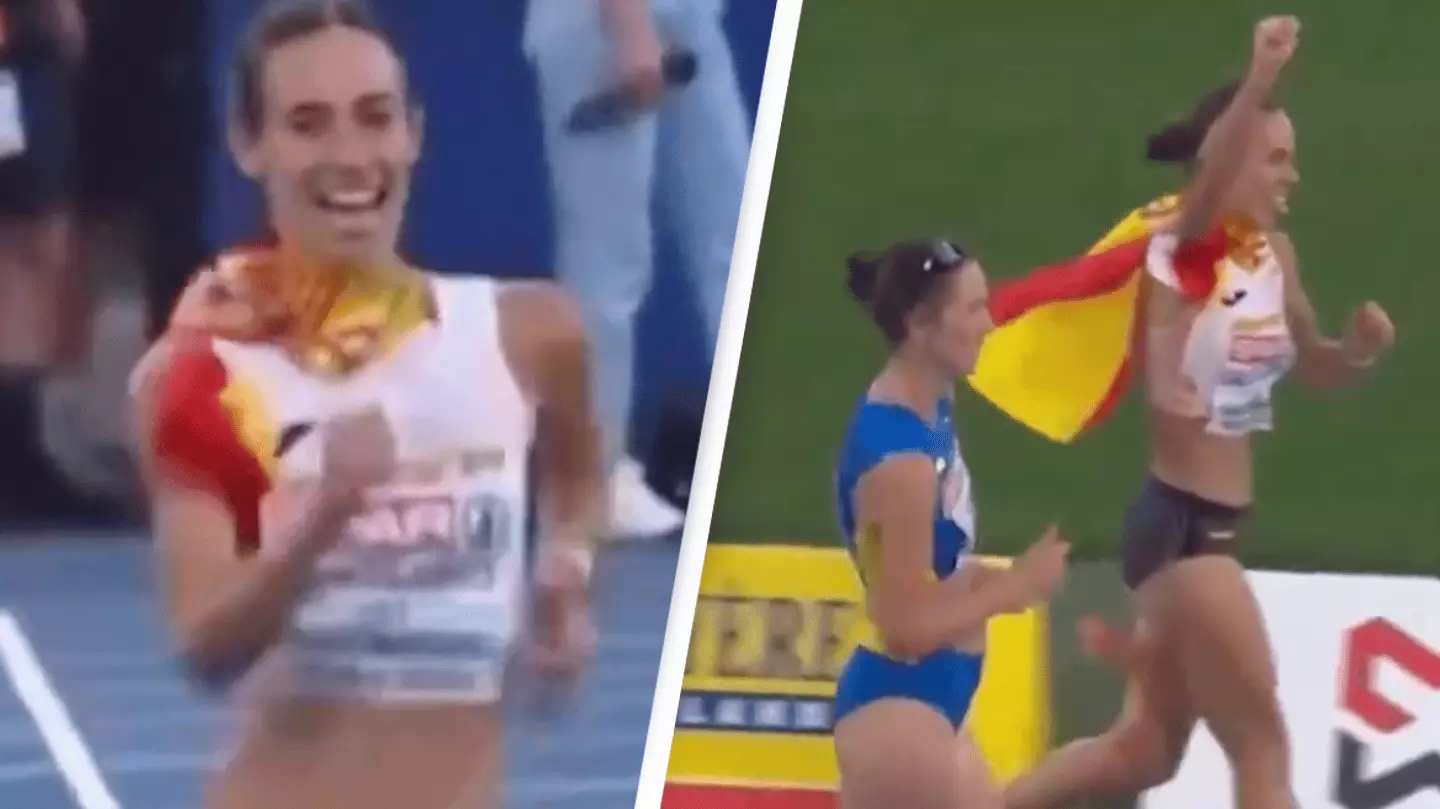 Spanish Speed Speed walker's early celebration massively backfires as she's overtaken ...